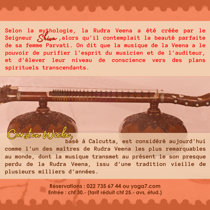8/10/23 - 18h Concert exceptionnel de Rudra Veena avec Carsten Wicke ...